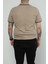 Hscstore Erkek Polo Yakalı Vizon T-Shirt- 8421 4