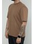 Hscstore Erkek Bisiklet Yakalı Toprak T-Shirt - 8418 2