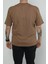 Hscstore Erkek Bisiklet Yakalı Toprak T-Shirt - 8418 4