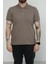 Hscstore Erkek Polo Yakalı Vizon T-Shirt- 8420 1