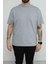 Hscstore Erkek Bisiklet Yakalı A.gri Tişört - 8417 1
