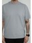 Hscstore Erkek Bisiklet Yakalı A.gri Tişört - 8417 2