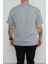 Hscstore Erkek Bisiklet Yakalı A.gri Tişört - 8417 4