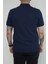 Hscstore Erkek Polo Yakalı Indigo T-Shirt- 8420 4