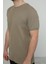 Hscstore Erkek Bisiklet Yakalı Vizon Yeşili Tişört- 8405 2