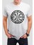 Viking Baskılı Beyaz Unisex T-Shirt C491 1