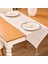 Soft Jakarlı Dokuma Runner - Bej - 35 x 140 cm 1