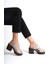 Deri Silver 10 cm Platform Çapraz Kadın Sandalet TMD20241002 1
