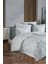 Poplin Çift Kişilik Nevresim Takımı - Irene Gri 2