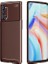 Oppo Reno 4 Pro 5g Uyumlu Kılıf Negro Silikon Kapak, Kahverengi 1