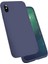 Apple iPhone x Uyumlu Kılıf Silk Silikon, Lacivert 1