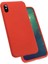 Apple iPhone Xs Max Uyumlu Kılıf Silk Silikon, Kırmızı 1