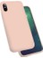 Megafox Teknoloji Apple iPhone Xs Max Uyumlu Kılıf Silk Silikon, Pembe 1