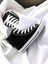 Unisex Convers Günlük Keten Rahat Bilekli Siyah Uzun Sneaker Spor Ayakkabı 1