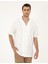 Erkek Beyaz Regular Fit Örme Gömlek 50286124-VR013 1