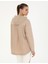 Kadın Bej Oversize Kapüşonlu Modal Kumaş Sweatshirt 50283295-VR011 5