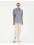 Kadın Lacivert Oversize Uzun Kollu Gömlek 50284550-VR033 4