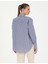 Kadın Lacivert Oversize Uzun Kollu Gömlek 50284550-VR033 5