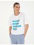 Kadın Beyaz Comfort Fit Tişört 50282607-VR013 3