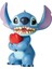 Kalp Tutan Stitch Reçine Figür Biblo 1