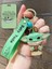 Star Wars Mandalorian The Child Grogu Baby Yoda Figür Anahtarlık ve Kartlık 2 Si Bir Arada - Model 2 5