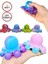 Push Popper Flip Octopus - Yumuşak Stress Giderici Çift Taraflı Anahtarlık Çanta Aksesuarı (1 Adet) 1