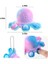Push Popper Flip Octopus - Yumuşak Stress Giderici Çift Taraflı Anahtarlık Çanta Aksesuarı (1 Adet) 5