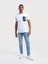 Erkek T-Shirt Beyaz Lf2033887 3