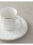 Hestia New Bone China 4 Parça 2 Kişilik Kahve Fincan Takımı Beyaz 4