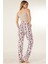 Kadın Çiçek Desenli Pijama Altı 3