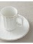 English Home Angely New Bone China 4 Parça 2 Kişilik Kahve Fincan Takımı Beyaz 4