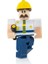 Roblox Deluxe Mystery Pack Seri 3 Mall Tycoon : Mall Cop Marty Figür - 9 cm Online Oyun Kodlu 2