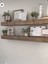 Dekoratif Ahşap 2’li Takım 60x15x4 cm (Gizli Aparatlı Raf) 1