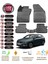 Fiat Egea Hatchback 2016 Model 4d Araca Özell Havuzlu Kokusuz Paspas Takımı 1