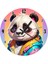 Sevimli Panda Akarlı Duvar Saati 1