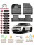 Citroen C5 Aircross 2022 Model 3D Araca Özel Havuzlu Paspas Takımı 1