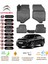 Citroen C4X 2024 Model 3D Araca Özel Havuzlu Paspas Takımı 1