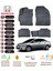 Honda Civic 2009 Model 3D Araca Özel Havuzlu Paspas Takımı 1