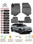 Citroen C4 2021 Model 3D Araca Özel Havuzlu Paspas Takımı 1