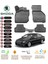 Skoda Super B 2014 Model 3D Araca Özel Havuzlu Paspas Takımı 1