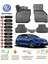 Volkswagen Golf 7 2012 Model 3D Araca Özel Havuzlu Paspas Takımı 1