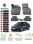 Skoda Octavia 2016 Model 3D Araca Özel Havuzlu Paspas Takımı 1