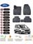 Ford Courier 2017 Model 3D Araca Özel Havuzlu Paspas Takımı 1