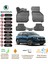 Skoda Karoq 2019 Model 3D Araca Özel Havuzlu Paspas Takımı 1