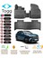 Togg T10X 2024 Model 3D Araca Özel Havuzlu Paspas Takımı 1
