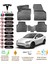 Tesla Model Y 2024 Model 3D Araca Özel Havuzlu Paspas Takımı 2