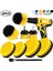 Set-9 Adet Tarzı Elektrikli Matkap Fırça Seti Eki Güç Scrubber Temizleme Aracı Kiti Harç Fayans Mastik Mutfak Banyo Küvet Tuvalet Yüzeyi (Yurt Dışından) 1