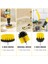 Set-9 Adet Tarzı Elektrikli Matkap Fırça Seti Eki Güç Scrubber Temizleme Aracı Kiti Harç Fayans Mastik Mutfak Banyo Küvet Tuvalet Yüzeyi (Yurt Dışından) 5