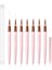 7 Adet Tarzı Eval Nail Art Fırçalar Naylon Saç Tırnak Fırçası Akrilik Astar Fırça Tırnak Boyama Fırçaları Uv Jel Boyama Kalem Manikür Aracı (Yurt Dışından) 1