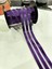 4 cm Fileli Saten Şerit-5 Metre-Mor 1